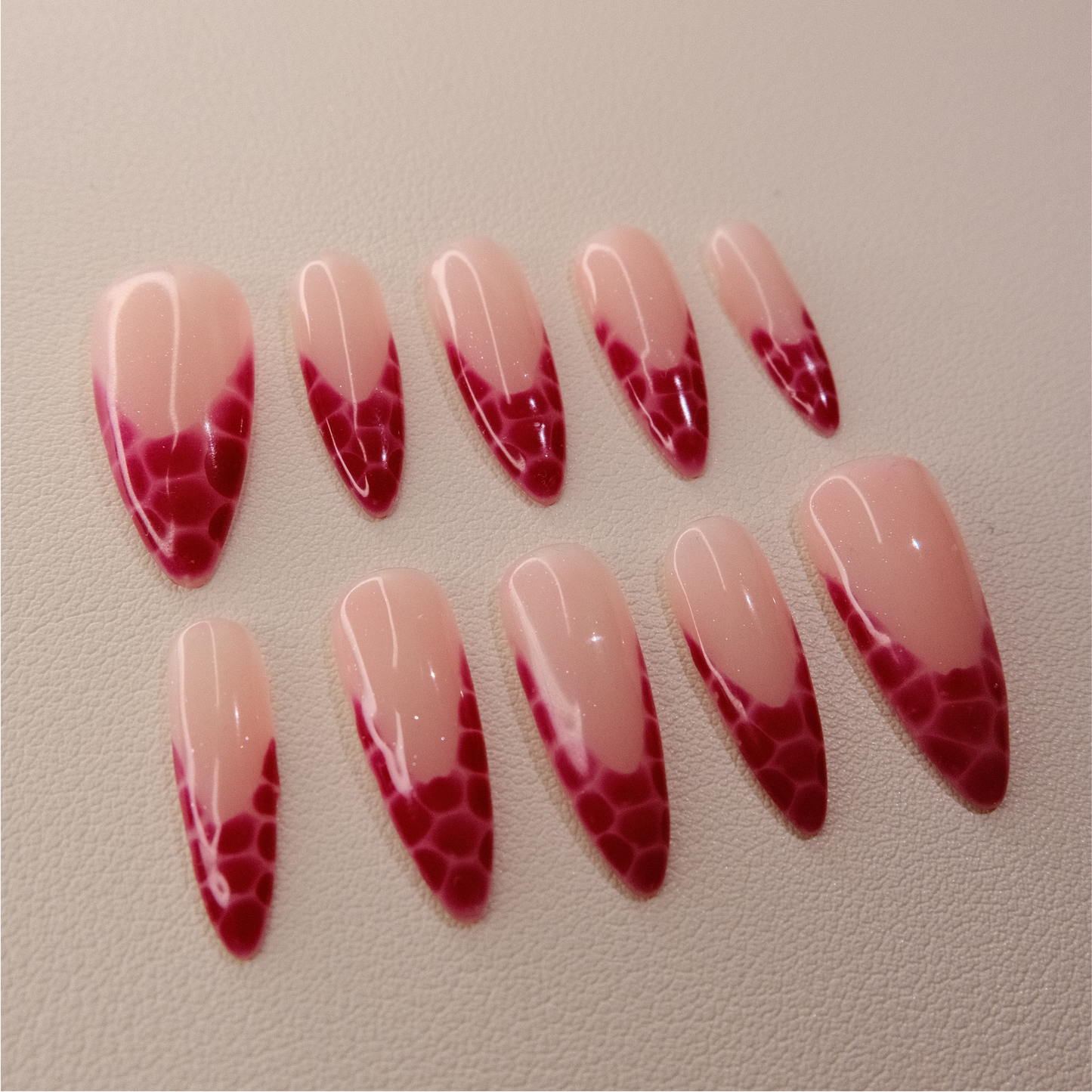 Cherry Crocodile Print.