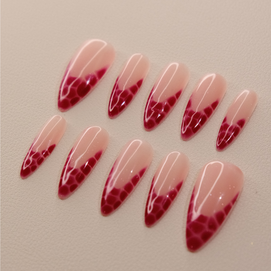 Cherry Crocodile Print.